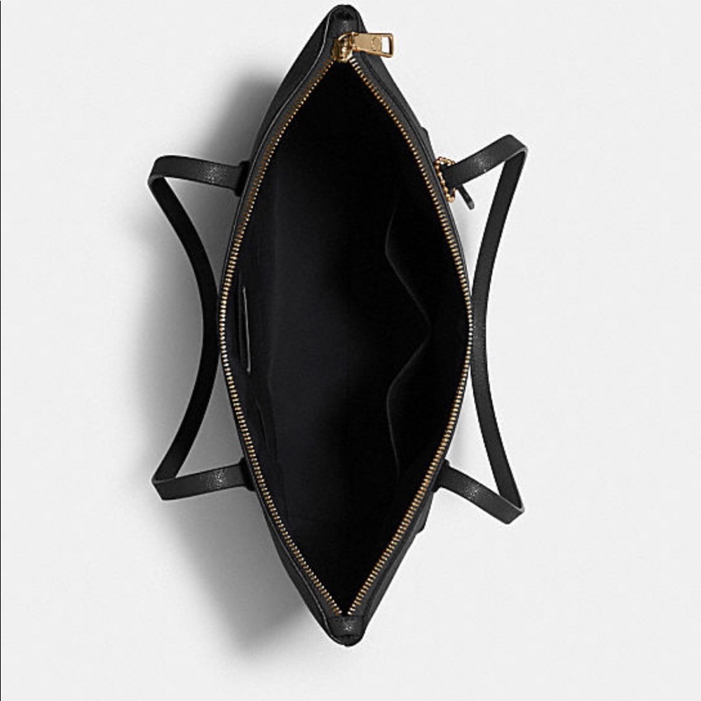 COACH ZIP TOP TOTE BAG